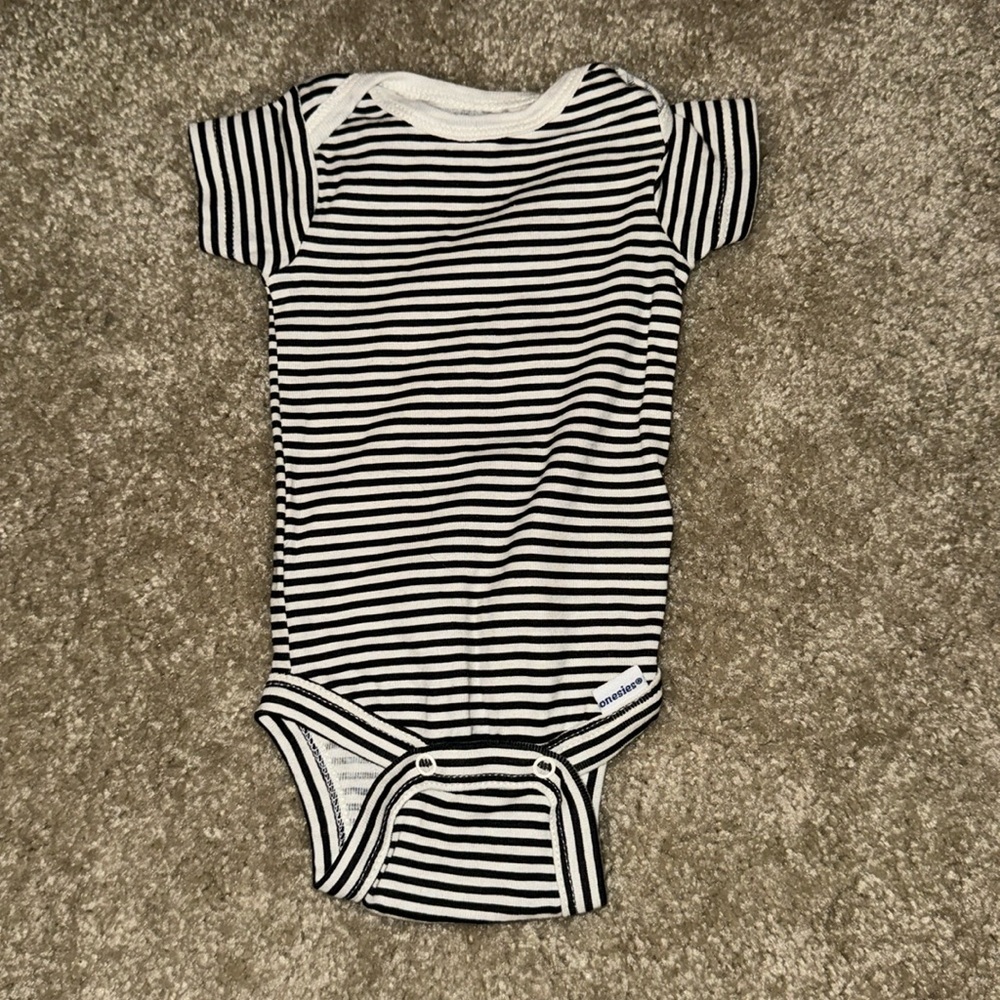 Striped Newborn Onesie